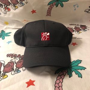 Chick-fil-A NWOT Strapback Grey Dad Hat Ball Cap
